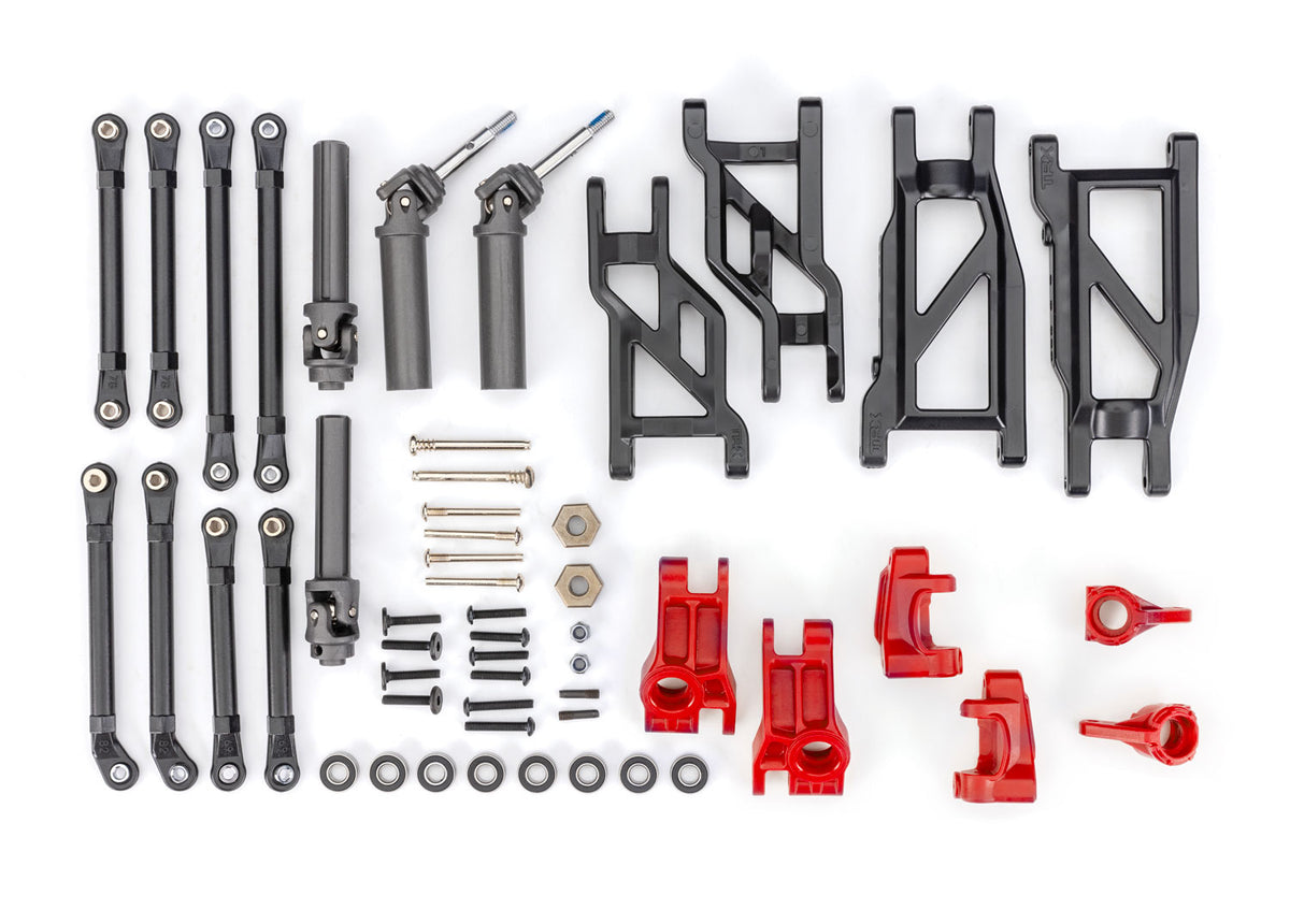 Traxxas 9180-RED — Traxxas 9180-RED Red Extreme HD Driveline and Suspension Upgrade Kit