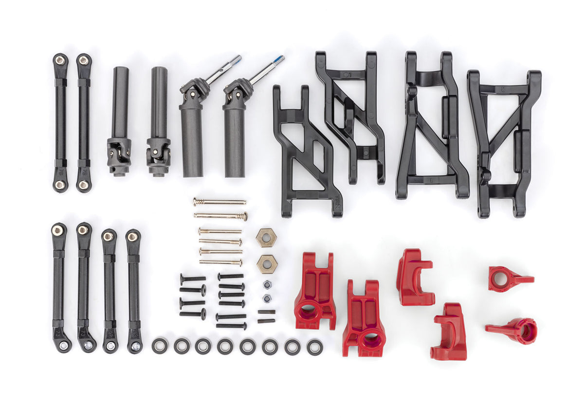 Traxxas 9181-RED — Traxxas 9181-RED Red Extreme HD Driveline and Suspension Upgrade Kit