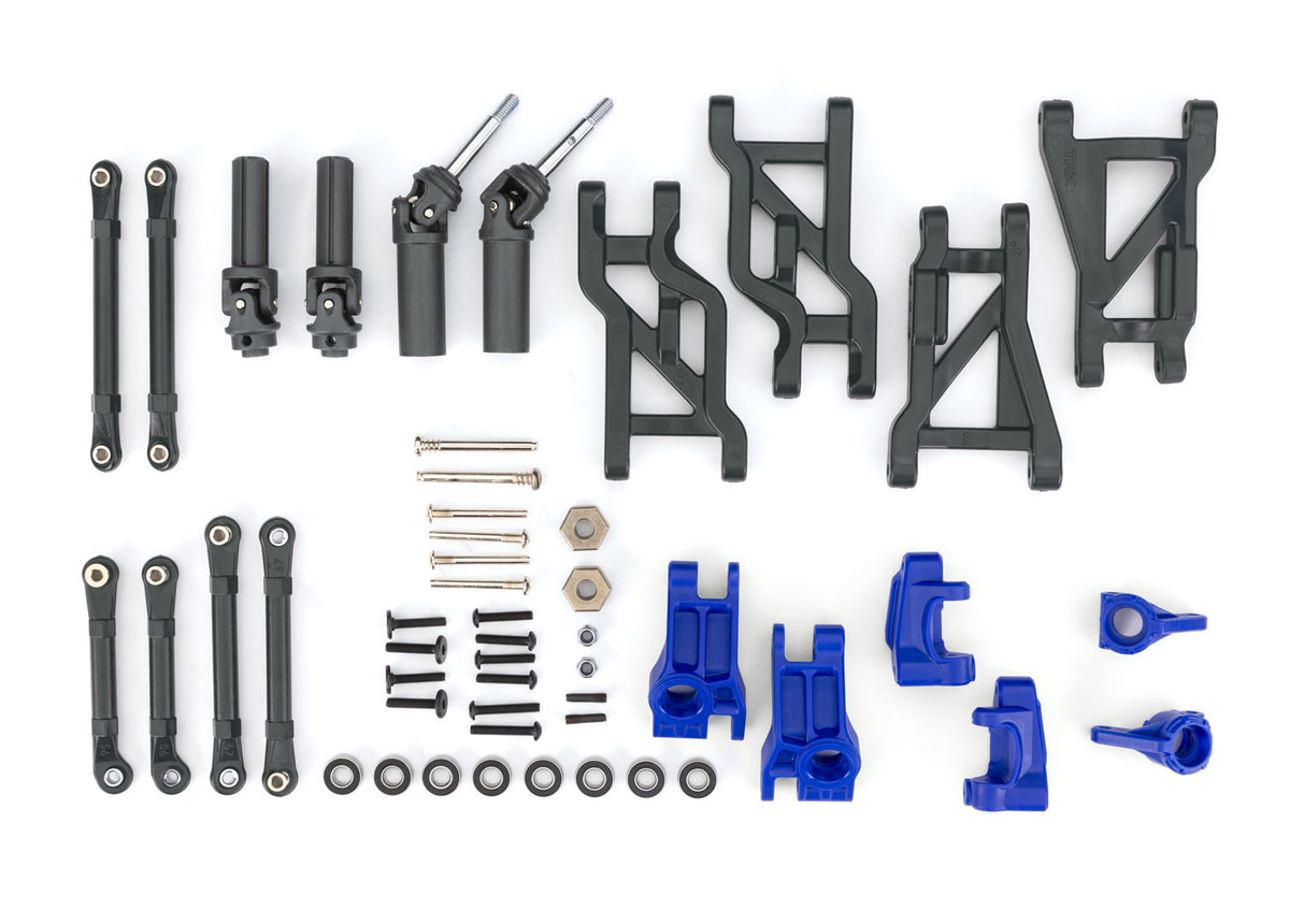 Traxxas 9182-BLUE — Traxxas 9182-BLUE Blue Extreme HD Driveline and Suspension Upgrade Kit