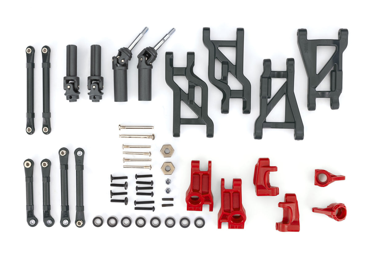 Traxxas 9182-RED — Traxxas 9182-RED Red Extreme HD Driveline and Suspension Upgrade Kit