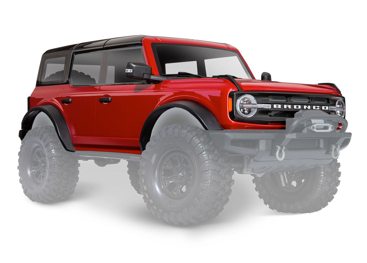 Traxxas 9211R — Traxxas 9211R TRX-4 Ford Bronco Rapid Red Body