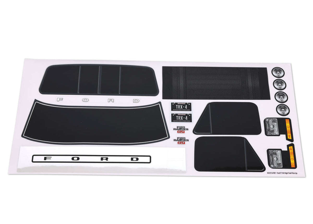 Traxxas 9297 — Traxxas 9297 TRX-4 1979 Ford F-150 Decal Sheets