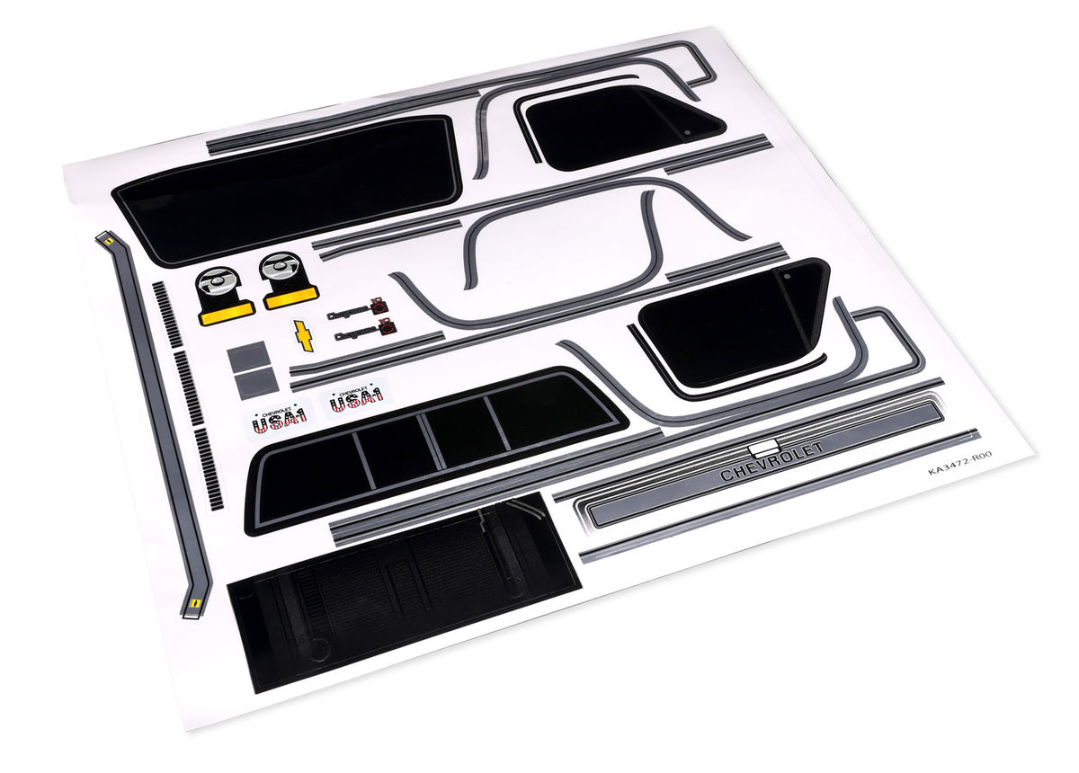 Traxxas 9299 — Traxxas 9299 TRX-4 1979 Chevrolet K10 Decal Sheets