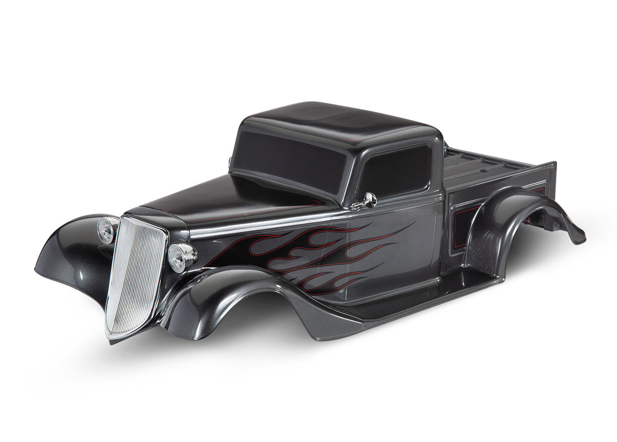 Traxxas 9335X — Traxxas 9335X 4-Tec Factory Five '35 Hot Rod Truck Silver Body