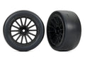 Traxxas 9375 — Traxxas 9375 2.0" Black Rear Wheels & Response Tires (2)