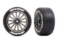 Traxxas 9375R — Traxxas 9375R 2.0" Black Rear Wheels & Response Tires (2)