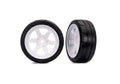 Traxxas 9377-WHT — Traxxas 9377-WHT 1.9" White Front 6-Spoke Wheels & Response Tires (2)