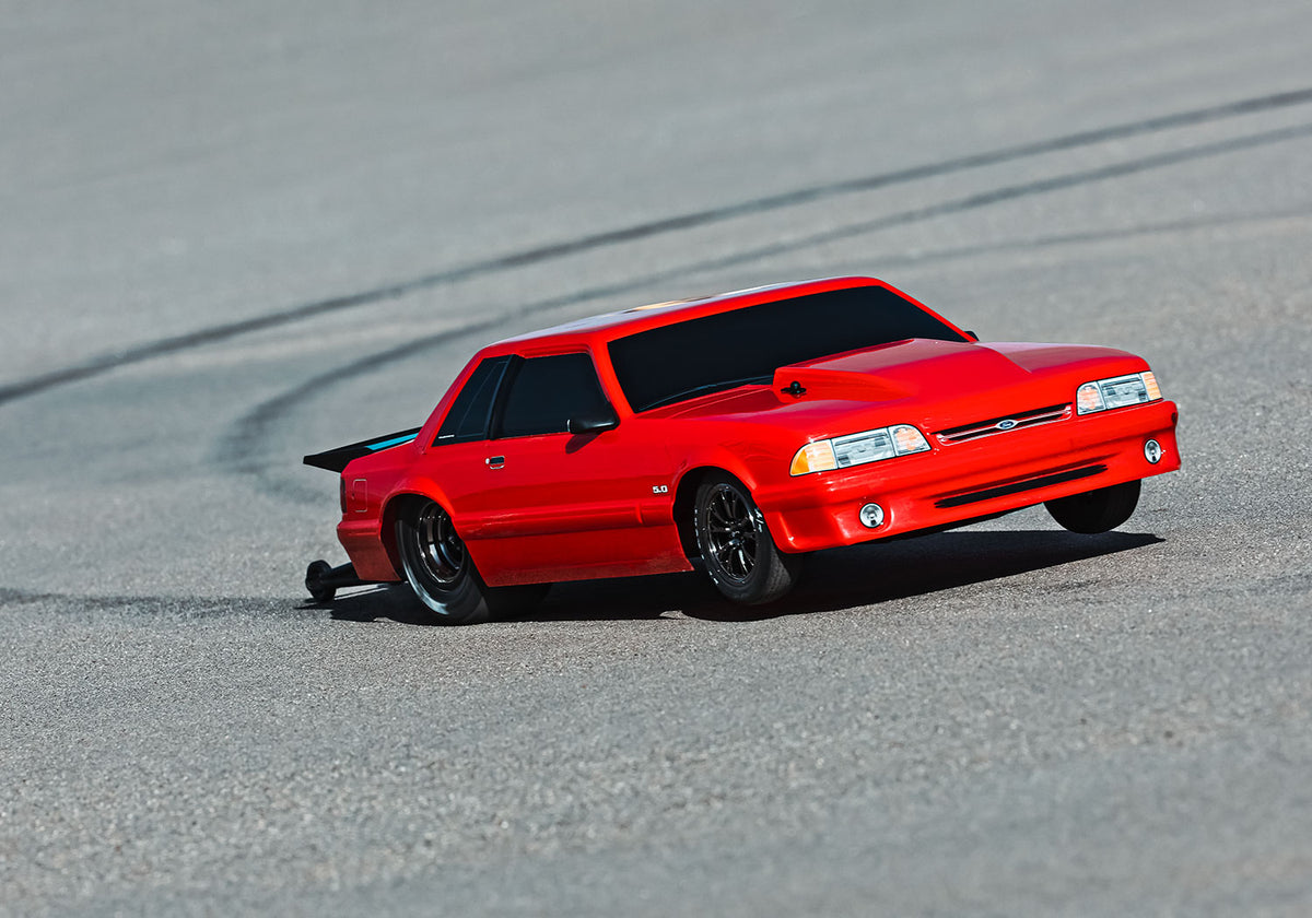 Traxxas 94346-74-RED — Traxxas 94346-74-RED Drag Slash Ford Mustang