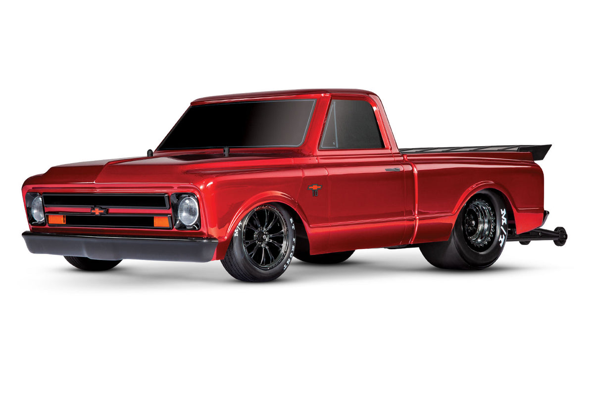 Traxxas 94376-74-RED — Traxxas 94376-74-RED Drag Slash Chevrolet C10