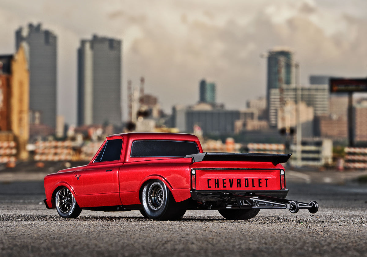 Traxxas 94376-74-RED — Traxxas 94376-74-RED Drag Slash Chevrolet C10