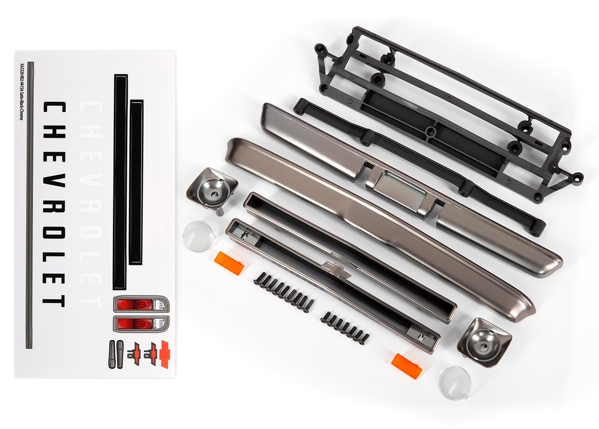 Traxxas 9415A — Traxxas 9415A C10 Drag Slash Satin Black Chrome Body Accessories