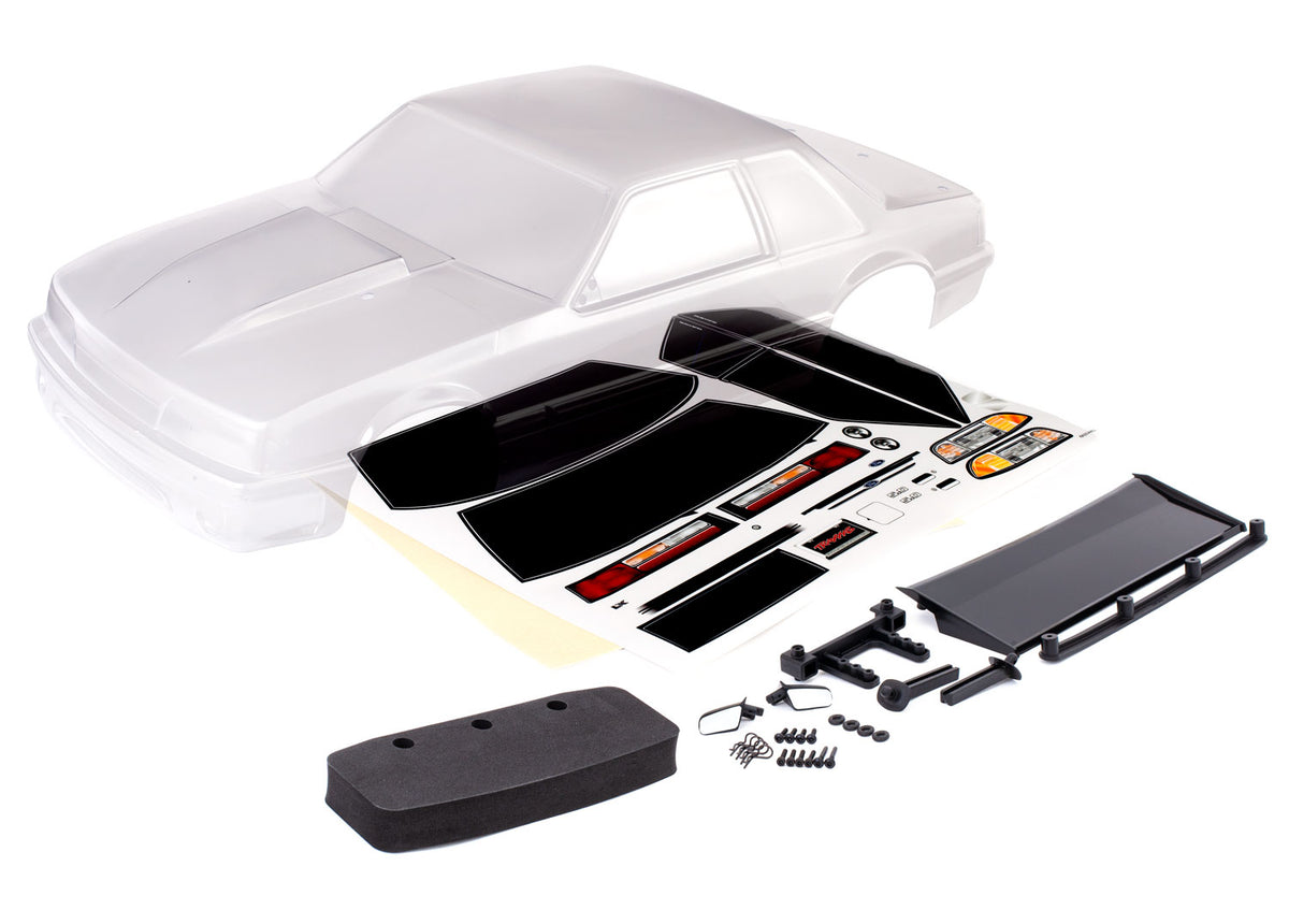 Traxxas 9421 — Traxxas 9421 Ford Mustang Drag Slash Clear Body