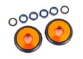 Traxxas 9461A — Traxxas 9461A Orange Aluminum Wheelie Bar Wheels & Bearings
