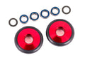 Traxxas 9461R — Traxxas 9461R Red Aluminum Wheelie Bar Wheels & Bearings