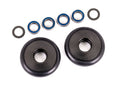 Traxxas 9461T — Traxxas 9461T Gray Aluminum Wheelie Bar Wheels & Bearings