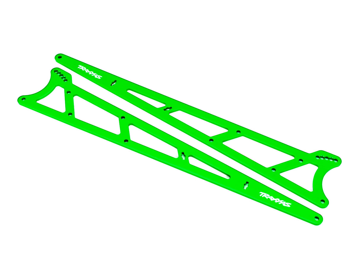 Traxxas 9462G — Traxxas 9462G Green Aluminum Wheelie Bar Side Plates (2)