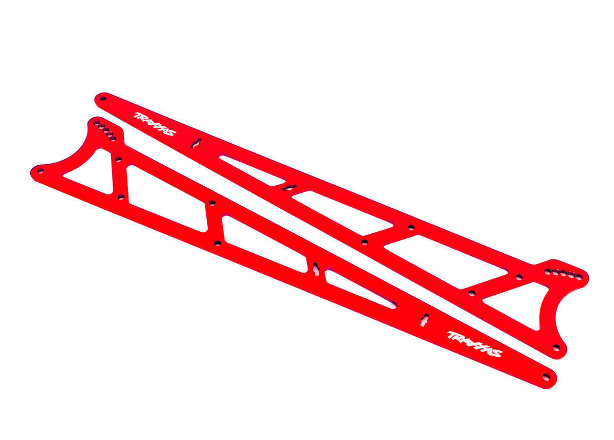 Traxxas 9462R — Traxxas 9462R Red Aluminum Wheelie Bar Side Plates (2)