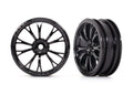 Traxxas 9472 — Traxxas 9472 Gloss Black Weld Front Wheels (2)