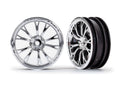 Traxxas 9472R — Traxxas 9472R Weld Chrome Front Wheels (2)