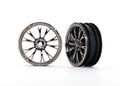 Traxxas 9472X — Traxxas 9472X Weld Black Chrome Front Wheels (2)
