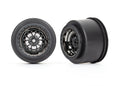 Traxxas 9473X — Traxxas 9473X Weld Black Chrome Rear Wheels (2)