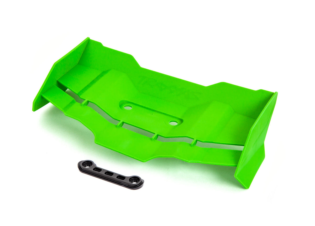 Traxxas 9517G — Traxxas 9517G Green Rear Wing with Hardware