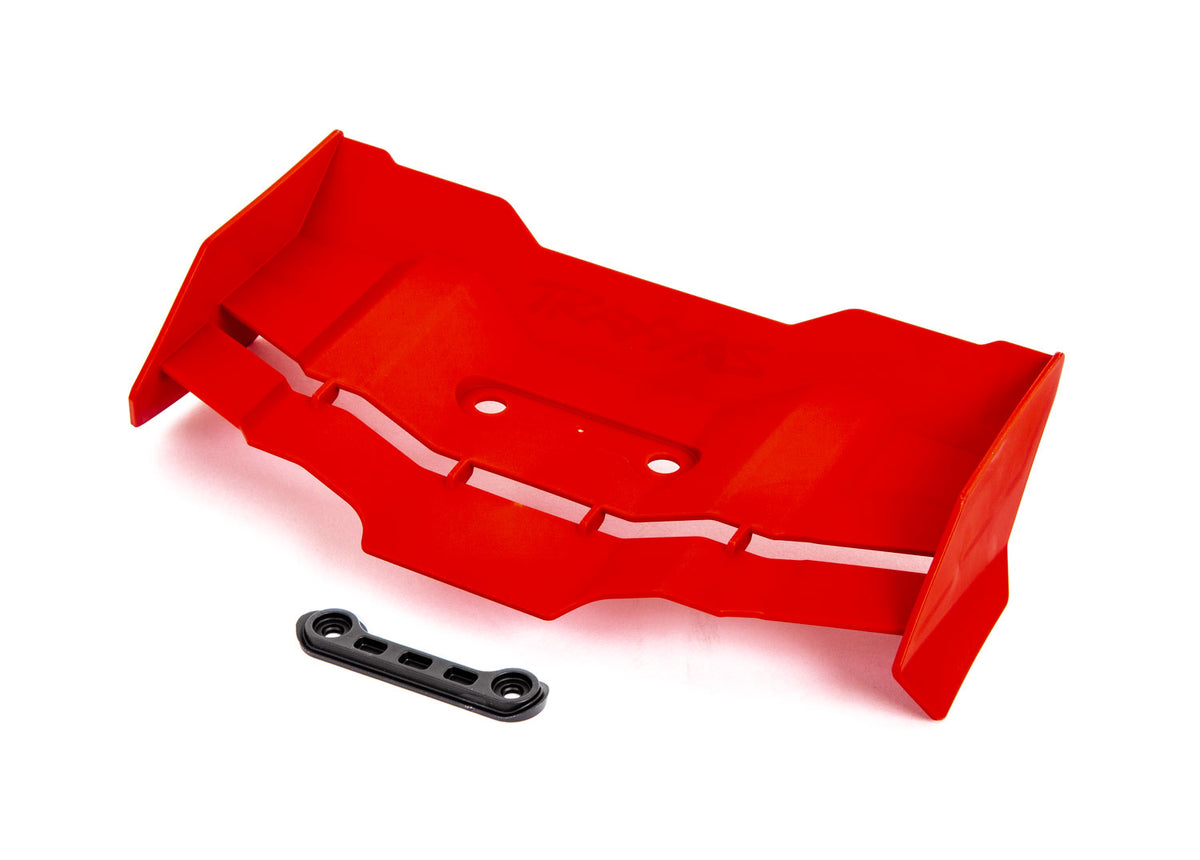 Traxxas 9517R — Traxxas 9517R Red Rear Wing with Hardware