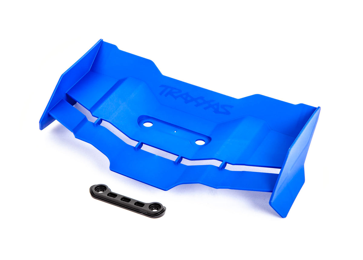 Traxxas 9517X — Traxxas 9517X Blue Rear Wing with Hardware
