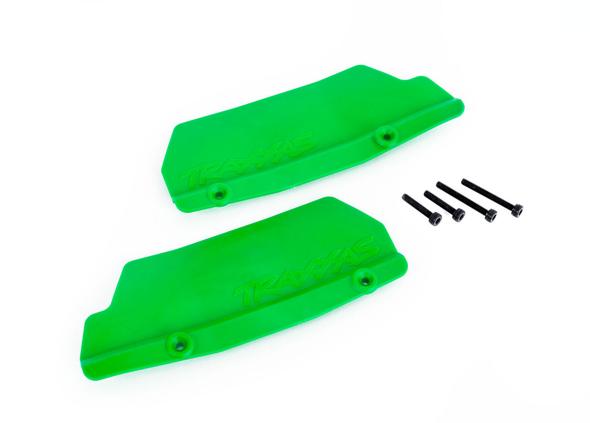 Traxxas 9519G — Traxxas 9519G Sledge Green Rear Mud Guards with Screws