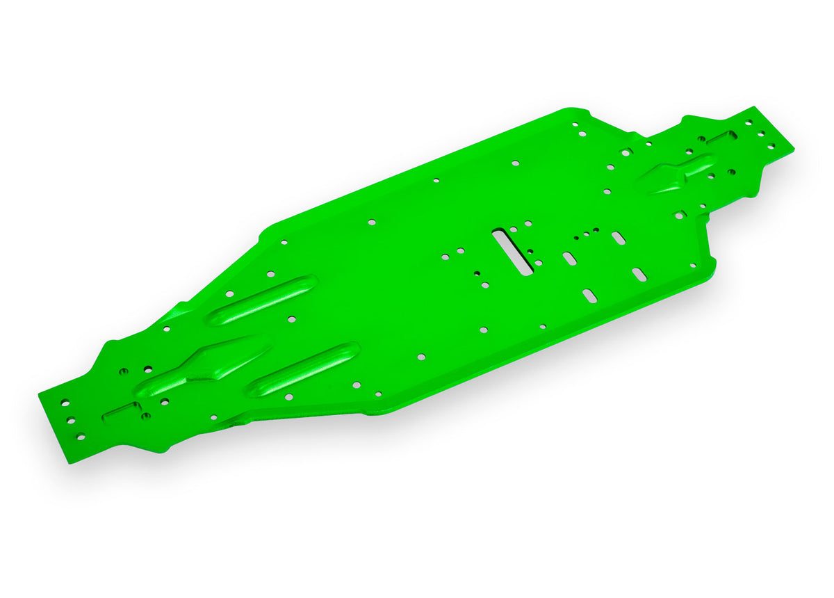 Traxxas 9522G Green Aluminum Sledge Chassis