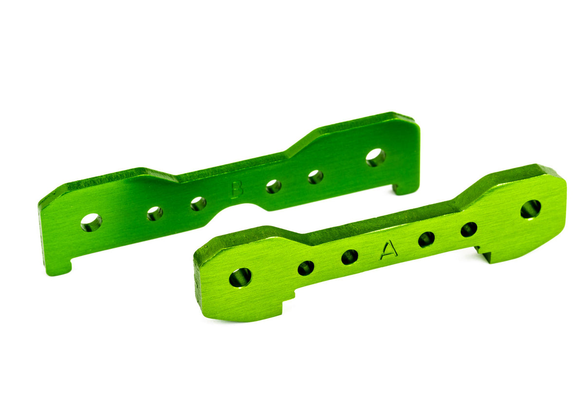 Traxxas 9527G — Traxxas 9527G Sledge Green 6061-T6 Aluminum Front Tie Bars (2)