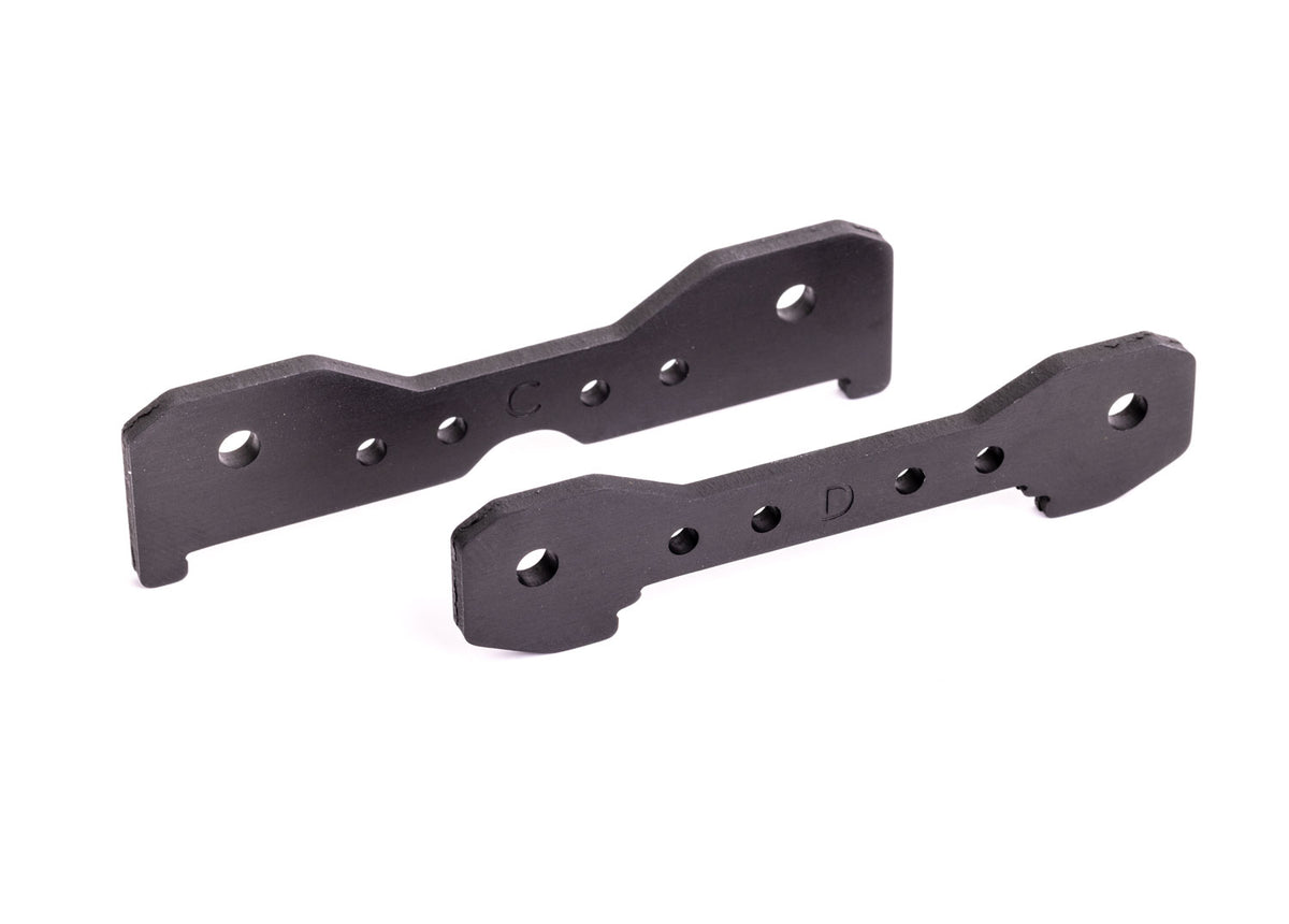 Traxxas 9528A — Traxxas 9528A Sledge Gray 6061-T6 Aluminum Rear Tie Bars (2)