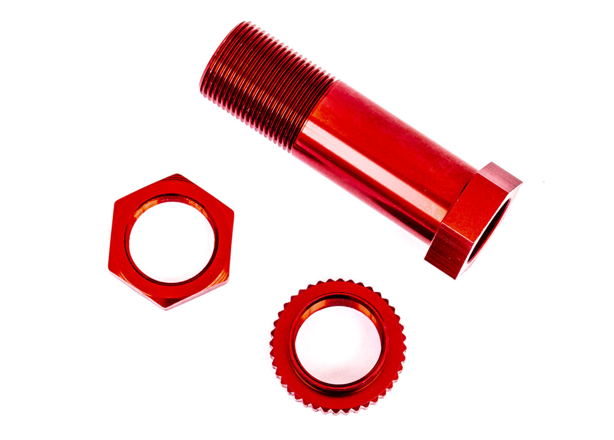Traxxas 9545R — Traxxas 9545R Sledge Red Aluminum Servo Saver Post with Locknut