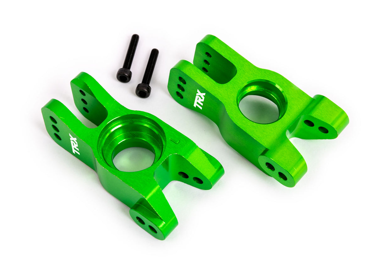 Traxxas 9552G — Traxxas 9552G Sledge Green Aluminum Stub Axle Carriers (L&R)