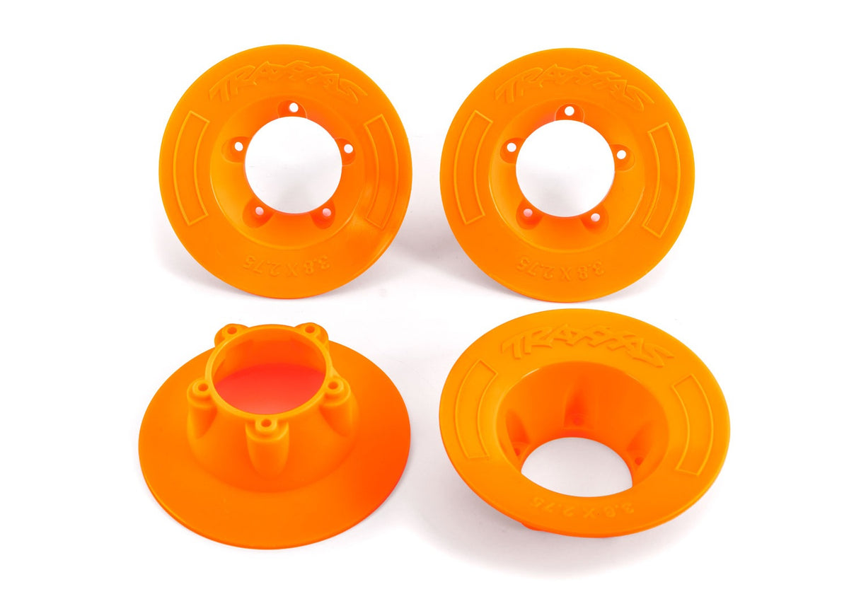 Traxxas 9569T — Traxxas 9569T Orange Wheel Covers (4)
