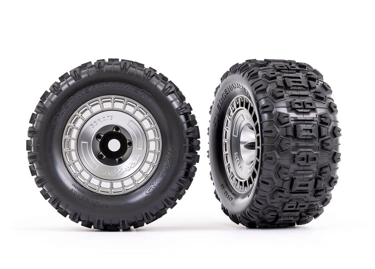 Traxxas 9572X — Traxxas 9572X 3.8" Modular Wheels & Sledgehammer Tires (2)