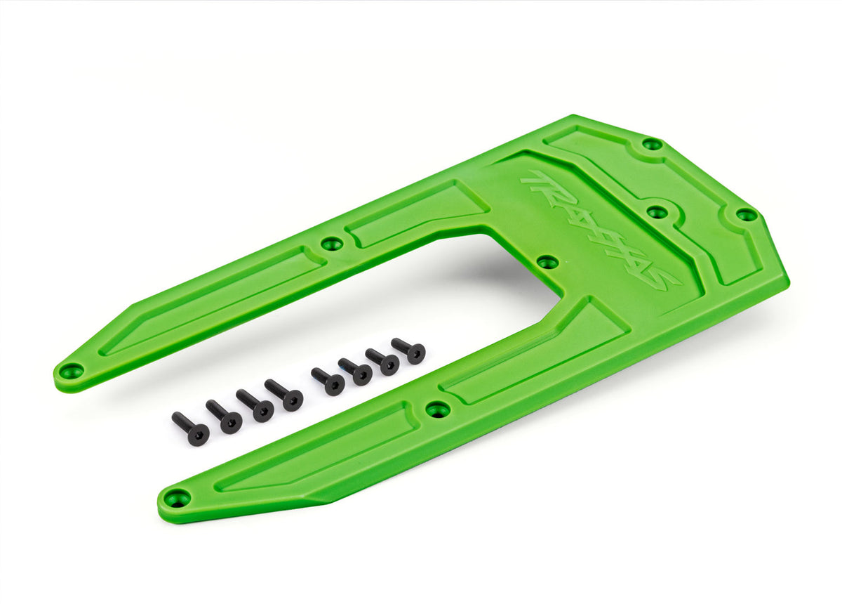 Traxxas 9623G — Traxxas 9623G Sledge Green Chassis Skid Plate