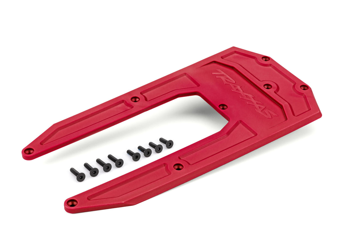 Traxxas 9623R — Traxxas 9623R Sledge Red Chassis Skid Plate