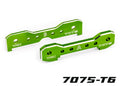 Traxxas 9629G — Traxxas 9629G Sledge Green 7075-T6 Aluminum Sledge Front Tie Bars