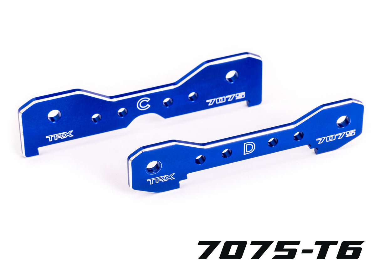 Traxxas 9630 — Traxxas 9630 Sledge Blue 7075-T6 Aluminum Sledge Rear Tie Bars