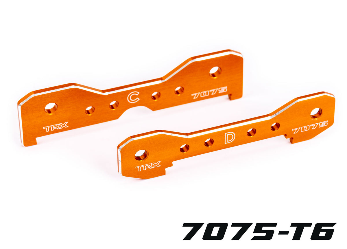 Traxxas 9630T — Traxxas 9630T Sledge Orange 7075-T6 Aluminum Sledge Rear Tie Bars
