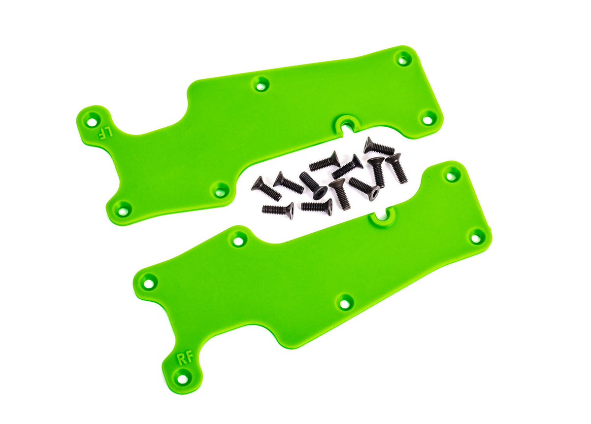 Traxxas 9633G — Traxxas 9633G Sledge Green Front Suspension Arm Covers (2)