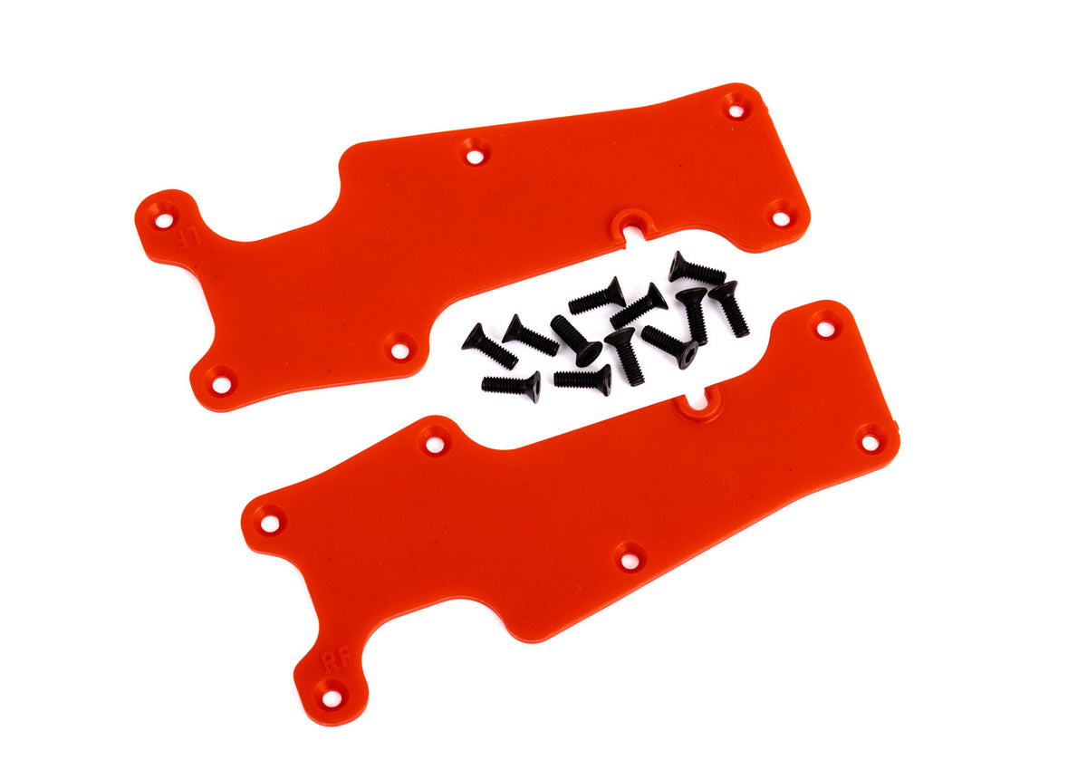 Traxxas 9633R — Traxxas 9633R Sledge Red Front Suspension Arm Covers (2)