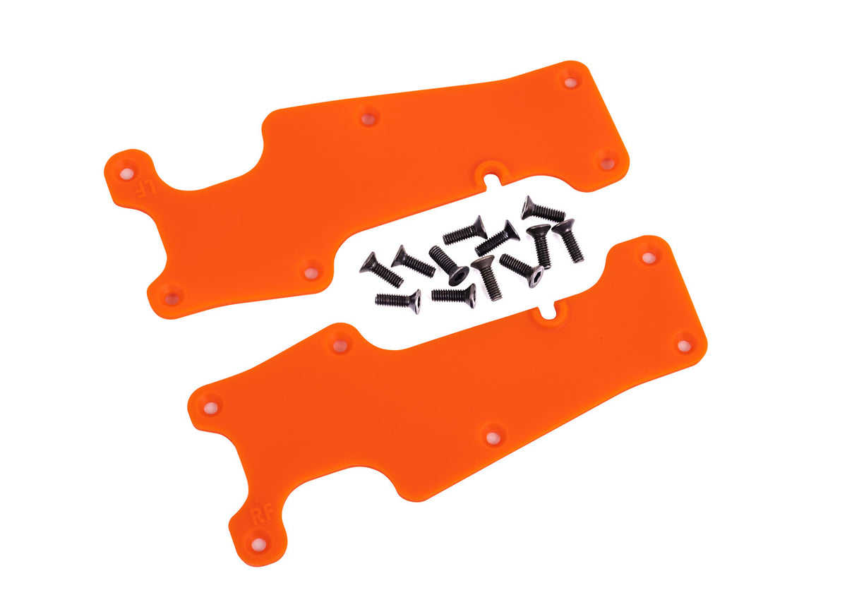 Traxxas 9633T — Traxxas 9633T Sledge Orange Front Suspension Arm Covers (2)