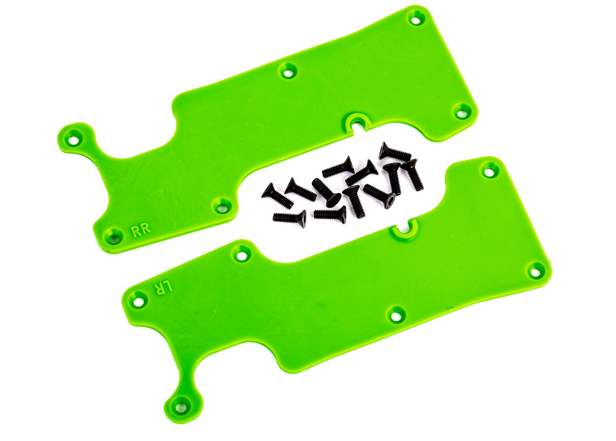 Traxxas 9634G — Traxxas 9634G Sledge Green Rear Suspension Arm Covers (2)