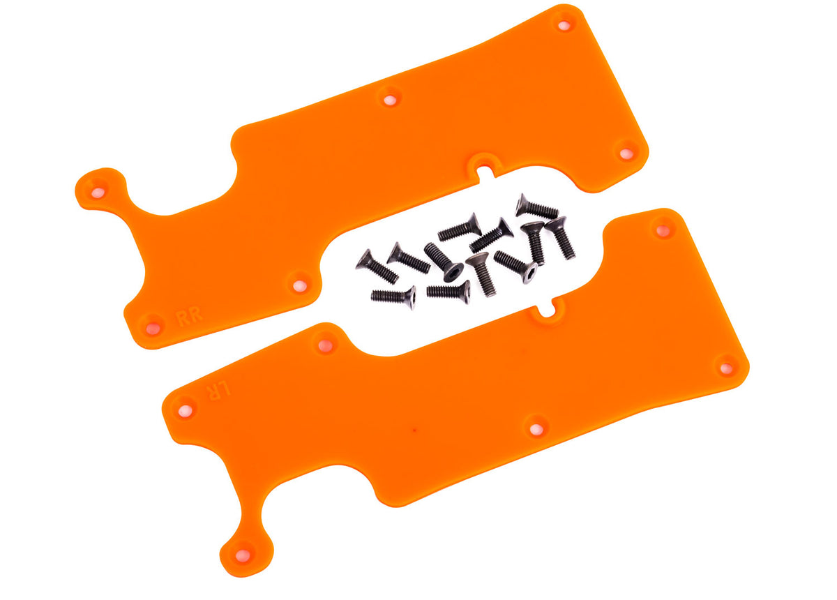 Traxxas 9634T — Traxxas 9634T Sledge Orange Rear Suspension Arm Covers (2)