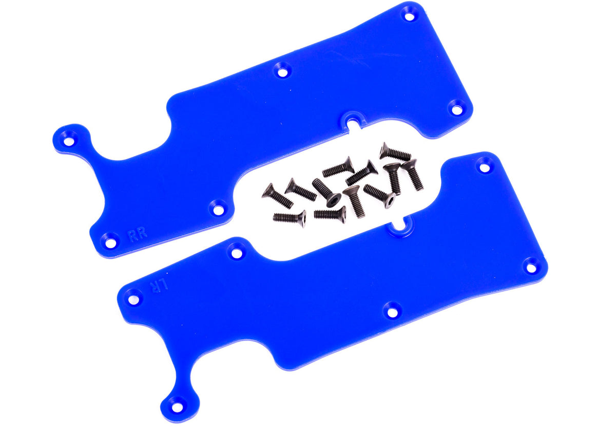Traxxas 9634X — Traxxas 9634X Sledge Blue Rear Suspension Arm Covers (2)