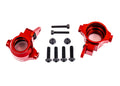 Traxxas 9635R — Traxxas 9635R Sledge Red Aluminum Steering Blocks (L&R)