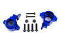 Traxxas 9635X — Traxxas 9635X Sledge Blue Aluminum Steering Blocks (L&R)