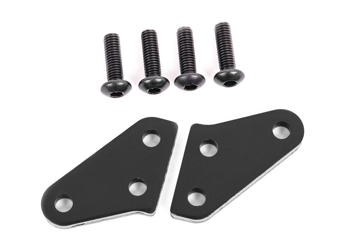 Traxxas 9636A — Traxxas 9636A Sledge Gray Aluminum Steering Blocks Arms (L&R)